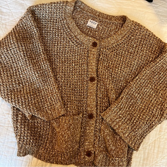 esby apparel Ashley Cardigan in Caramel Size Large - Picture 13 of 13